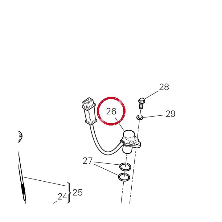 Capteur phase et tours — réf. 55241321C | Ducati Store