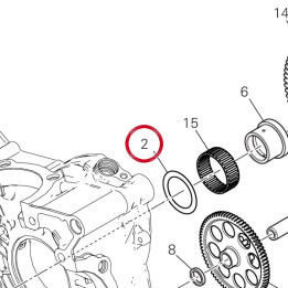 Rondelle de butee 35.5X48 — réf. 061950065 | Ducati Store