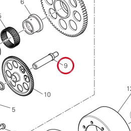 Pivot engranage 82113471A — réf. 82113471A | Ducati Store