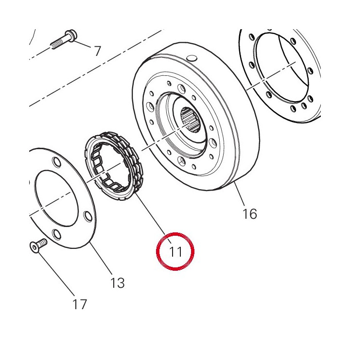 Roue libre 70140471A — réf. 70140471A | Ducati Store