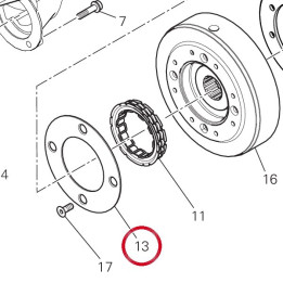 Disque roue libre 160Z0041A — réf. 160Z0041A | Ducati Store
