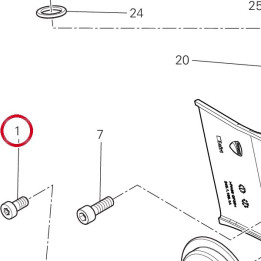 Vis Tc M6X12 77950302A — réf. 77950302A | Ducati Store