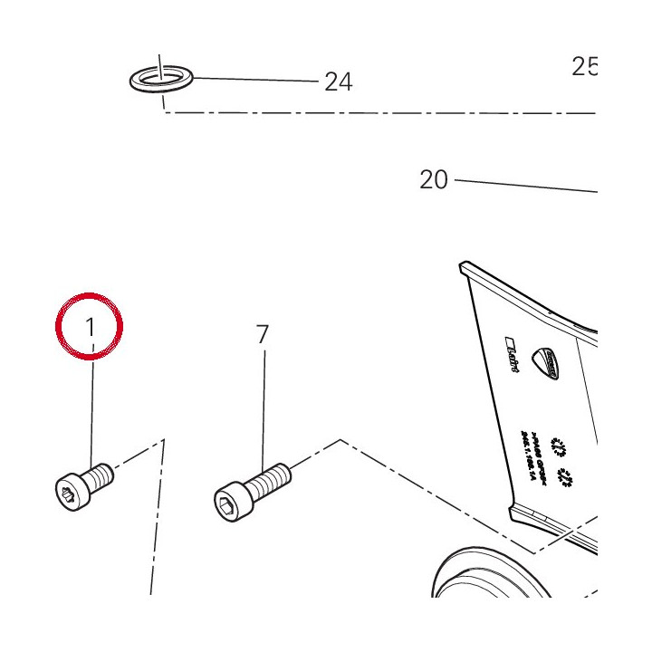 Vis Tc M6X12 77950302A — réf. 77950302A | Ducati Store