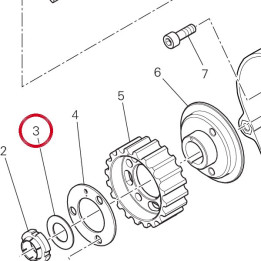 Rondelle 15,2X24X1 85211731A — réf. 85211731A | Ducati Store