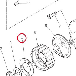 Rondelle, speciale 85610743A — réf. 85610743A | Ducati Store