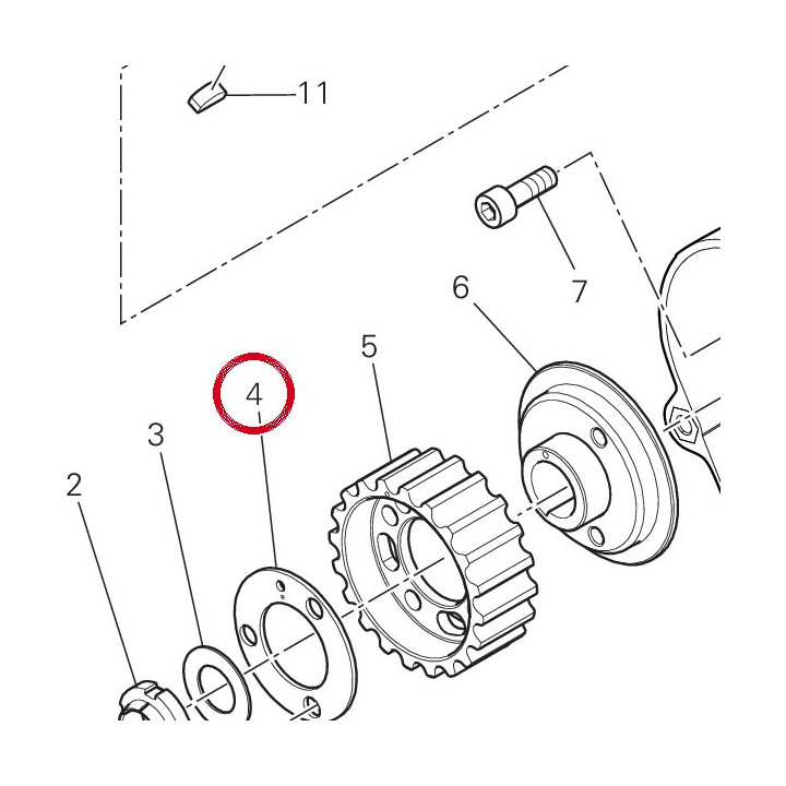 Rondelle, speciale 85610743A — réf. 85610743A | Ducati Store