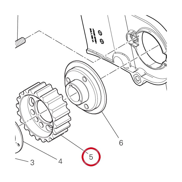 Poulie distribution — réf. 25510243A | Ducati Store