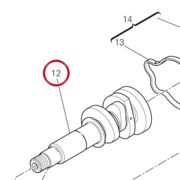 Arbre distribution culasse — réf. 14814921A | Ducati Store