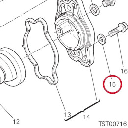 Rondelle laiton 6X13X2 mm — réf. 85212461A | Ducati Store