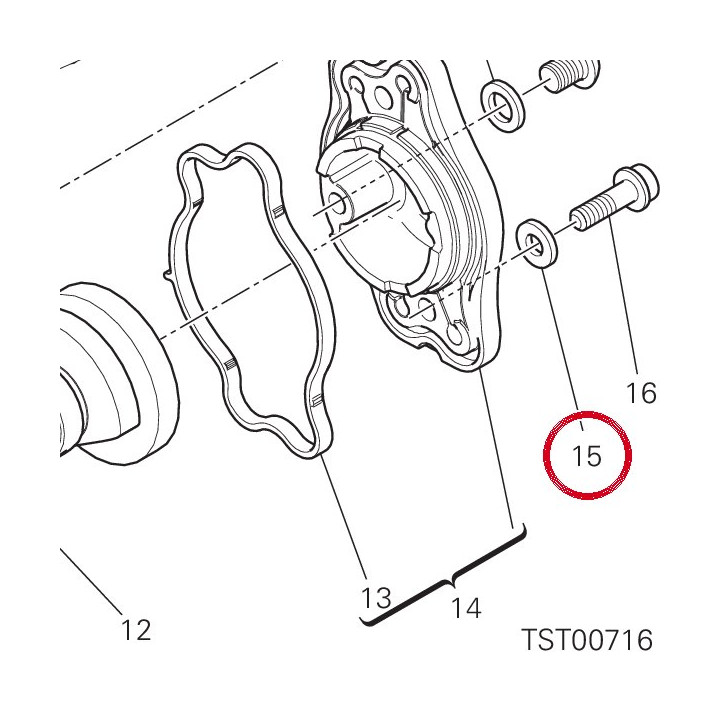 Rondelle laiton 6X13X2 mm — réf. 85212461A | Ducati Store