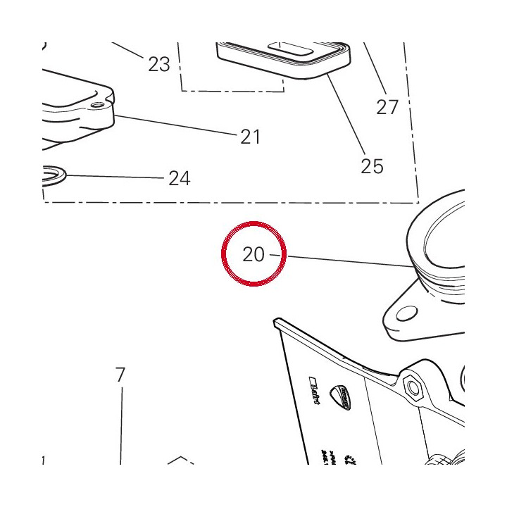 Raccord D'Admission — réf. 16014781A | Ducati Store