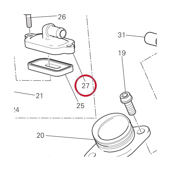 Couvercle 24714081A — réf. 24714081A | Ducati Store