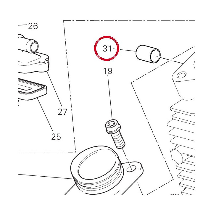Douille 71111261A — réf. 71111261A | Ducati Store