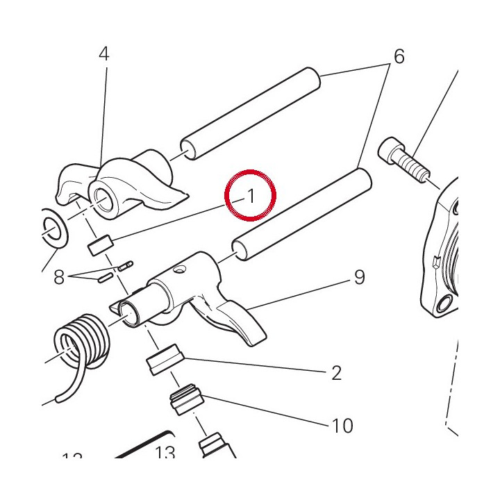 Réglage culbeteur ouverture — réf. 84011132A | Ducati Store