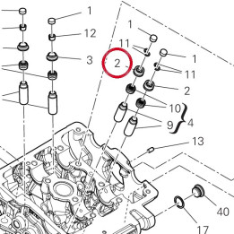 Réglage culbeteur fermature — réf. 84010642B | Ducati Store