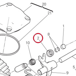 Réglage culbeteur fermature — réf. 84010712B | Ducati Store