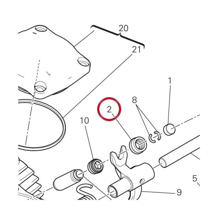 Réglage culbeteur fermature — réf. 84010762B | Ducati Store