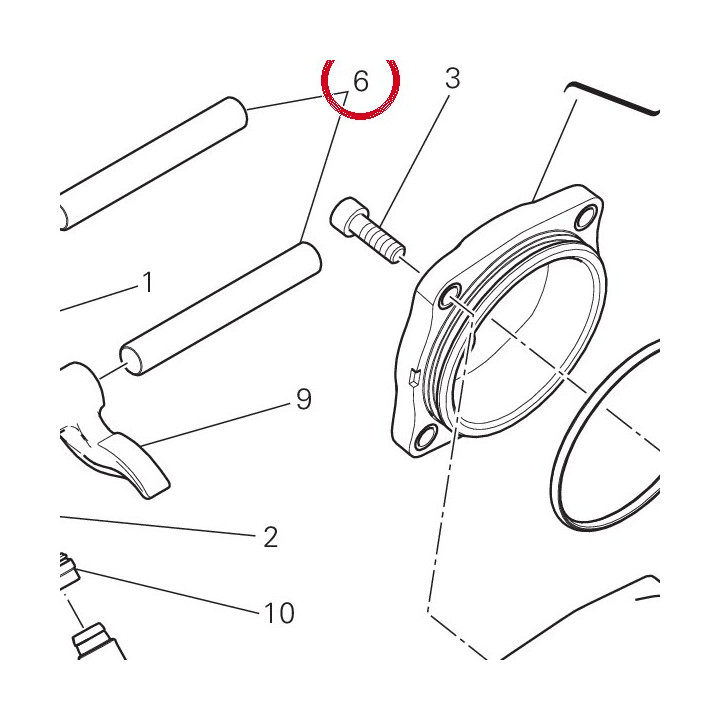 Axe culbuteur 821Z0011B — réf. 821Z0011B | Ducati Store