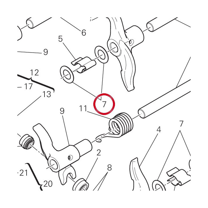 Rondelle butee 064770010 — réf. 064770010 | Ducati Store