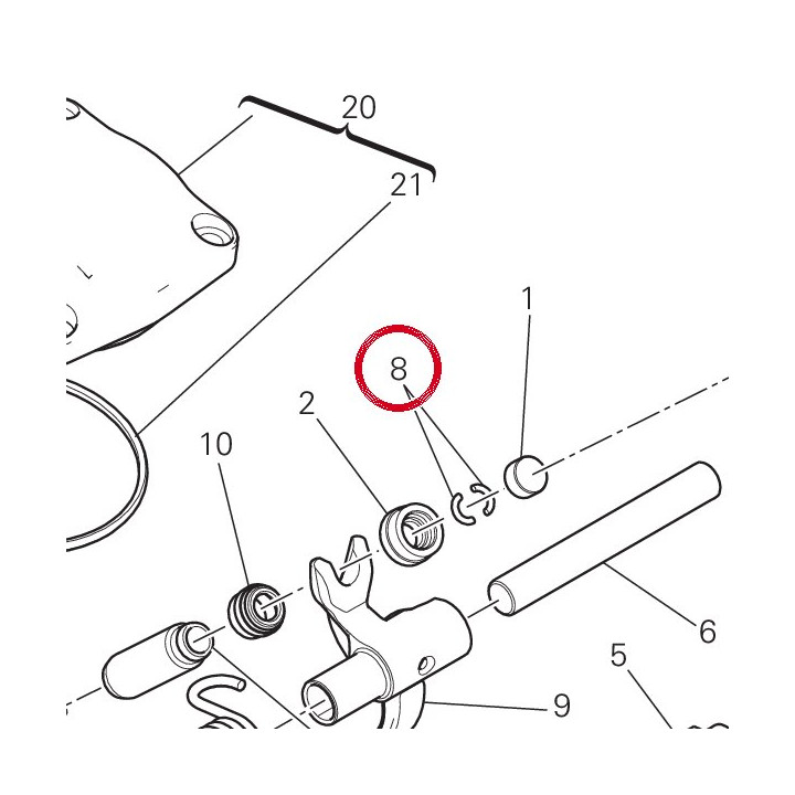 Demi bague 66910011E — réf. 66910011E | Ducati Store