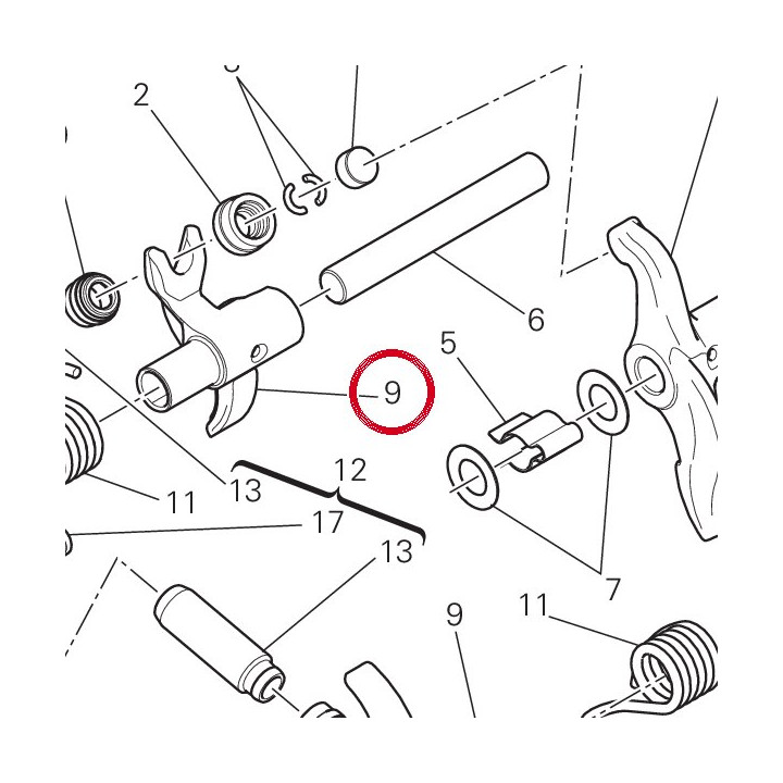 Culbuteur ferm. 209Z0011A — réf. 209Z0011A | Ducati Store