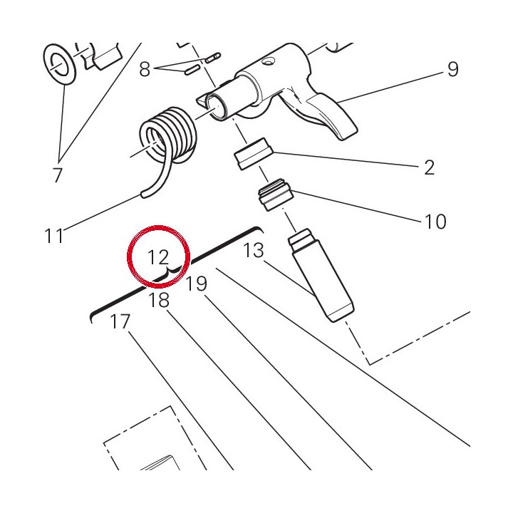 Culasse verticale complète — réf. 30124421AB | Ducati Store