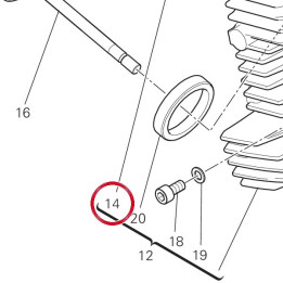Siège soupape admission — réf. 30410901AC | Ducati Store