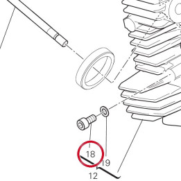 Vis speciale tcei M6X12 — réf. 77911331A | Ducati Store