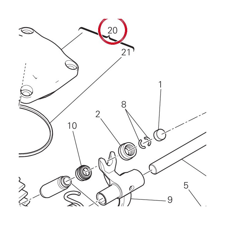 Couvercle soupapes 24020393A — réf. 24020393A | Ducati Store