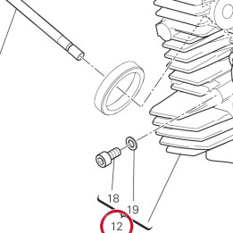 Culasse horizontale — réf. 30124411AB | Ducati Store