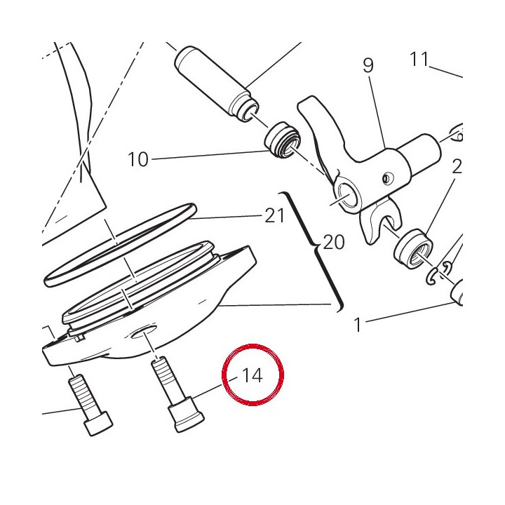 Vis special 77919631A — réf. 77919631A | Ducati Store