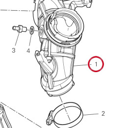 Raccord D'Admission — réf. 14010791B | Ducati Store