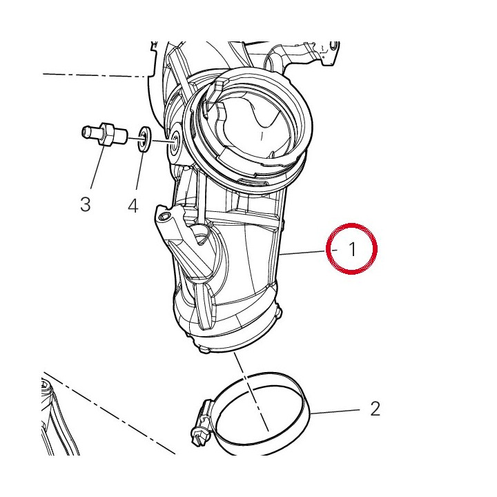 Raccord D'Admission — réf. 14010791B | Ducati Store