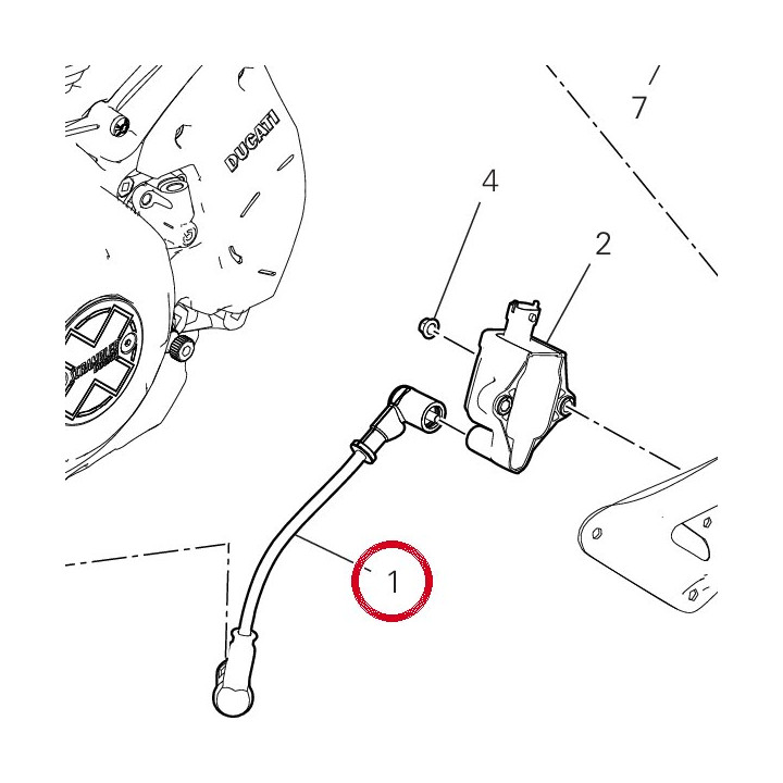 Câblage bougie culasse — réf. 67110661C | Ducati Store