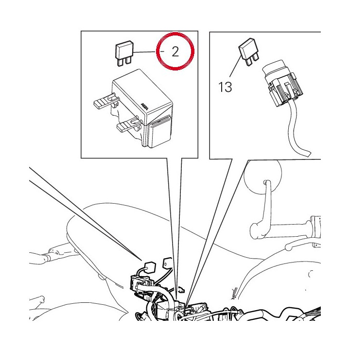 Fusible 15A 38940211A — réf. 38940211A | Ducati Store