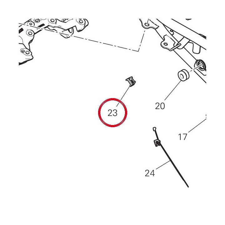 Collier tucker 85040671A — réf. 85040671A | Ducati Store