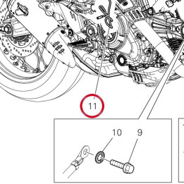 Faisceau arrière 500 h/g — réf. 5101E251C | Ducati Store