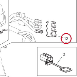 Support connecteur — réf. 86612091A | Ducati Store