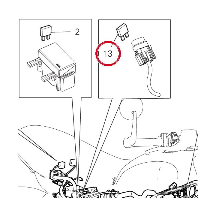 Fusibile 50A (emballage — réf. 38940351A | Ducati Store