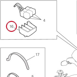 Tampon caoutchouc 86613701B — réf. 86613701B | Ducati Store