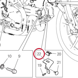 Equerre 8301R061AA — réf. 8301R061AA | Ducati Store