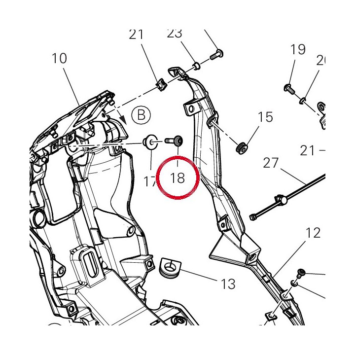 Vis 77210971B — réf. 77210971B | Ducati Store