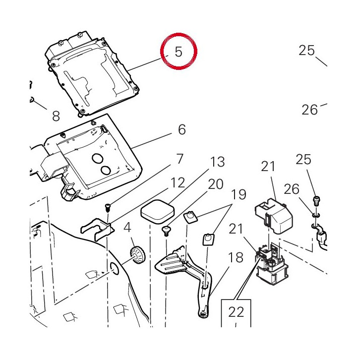 Centrale contrγle moteur — réf. 28643791A | Ducati Store