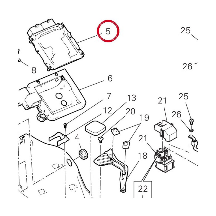 Centrale contrγle moteur — réf. 28643791H | Ducati Store