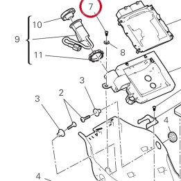Vis taraud M4.5X12 77440071A — réf. 77440071A | Ducati Store
