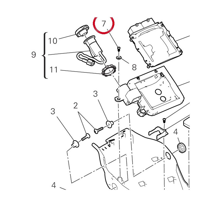 Vis taraud M4.5X12 77440071A — réf. 77440071A | Ducati Store