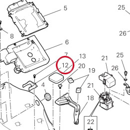 Support relais démarrage — réf. 8291H231AA | Ducati Store
