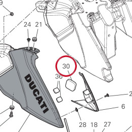 Tampon 86611861A — réf. 86611861A | Ducati Store