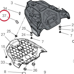 Tampon caoutchouc 86610301B — réf. 86610301B | Ducati Store