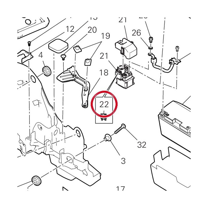 Fusible 30A 38940231A — réf. 38940231A | Ducati Store